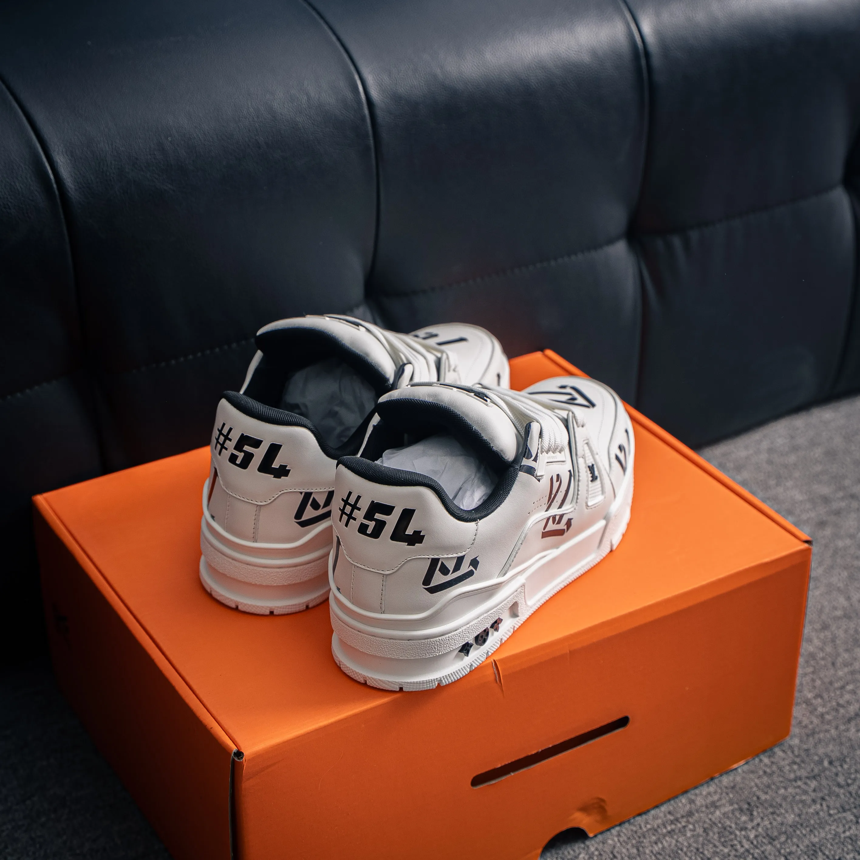 【VL 】 LOUIS VUITTON LV Trainer ✦ Cowhide Leather Monogram ，Retro ✦ #
